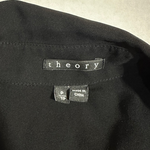 Theory Silk Black Sleeveless Top - Picture 3 of 6